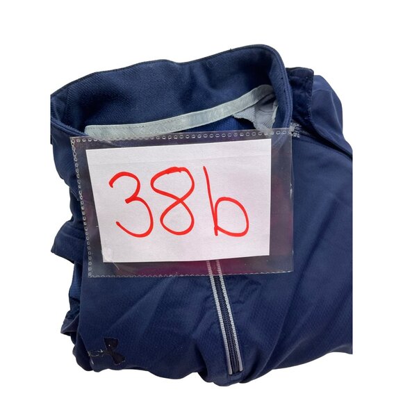 Under Armour Large All Season Gear Quarter-Zip Pullover Navy 38b - Picture 6 of 6